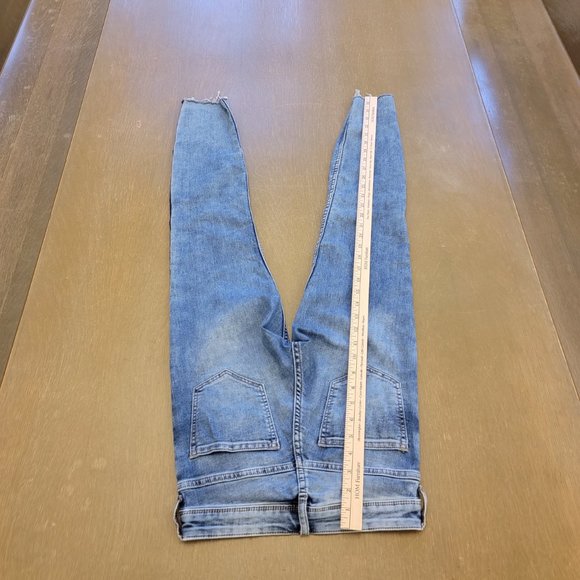 Women’s H&M Divided Side StripSkinny Jegging Jeans Size 2 / 26 Stretch High Rise - Picture 3 of 11